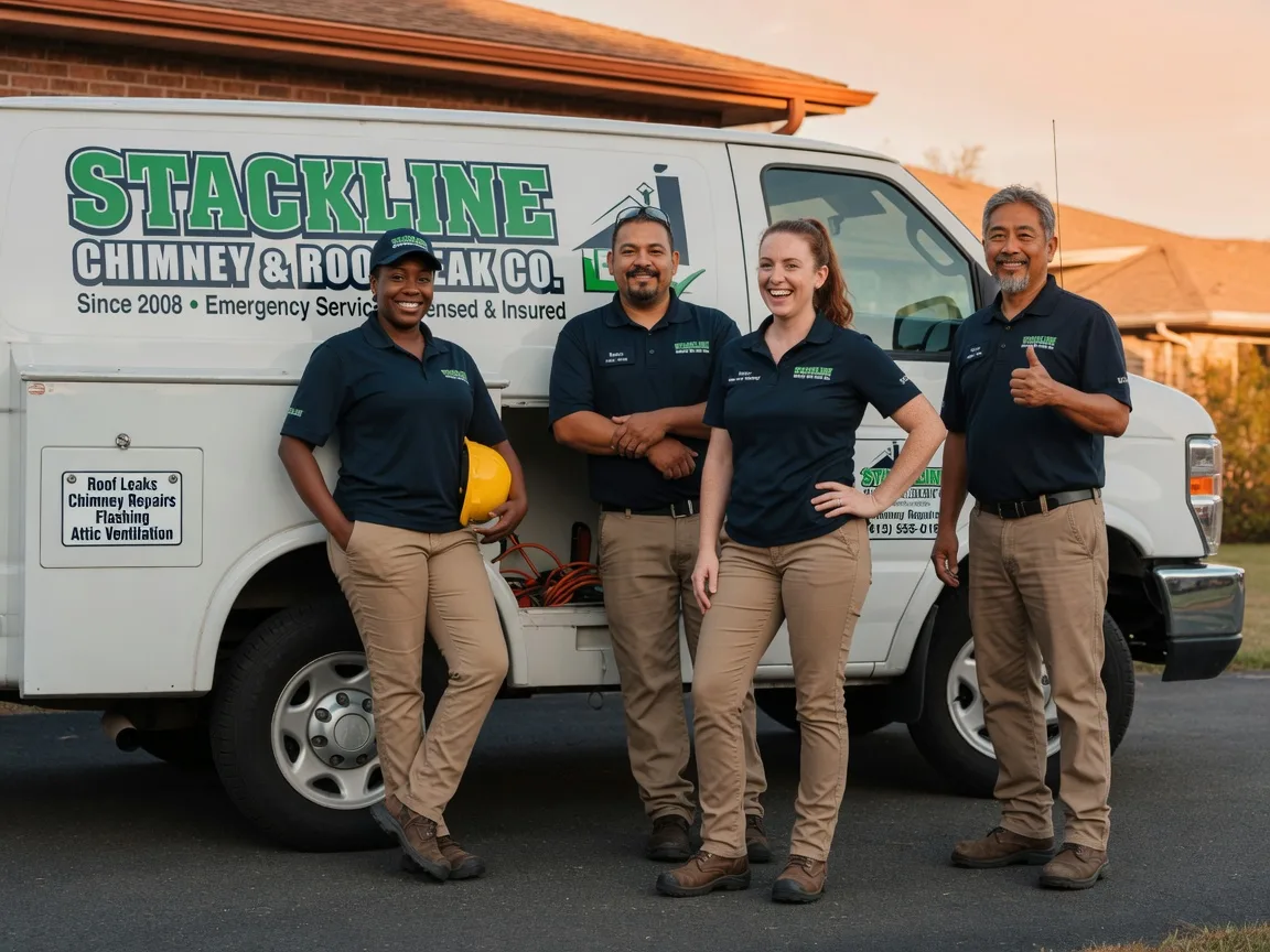 Chimney flashing repair company in Oak City, UT